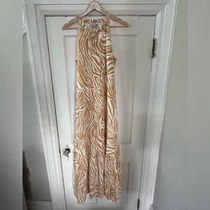 Nine West animal print maxi dress - worn once / EUC!
